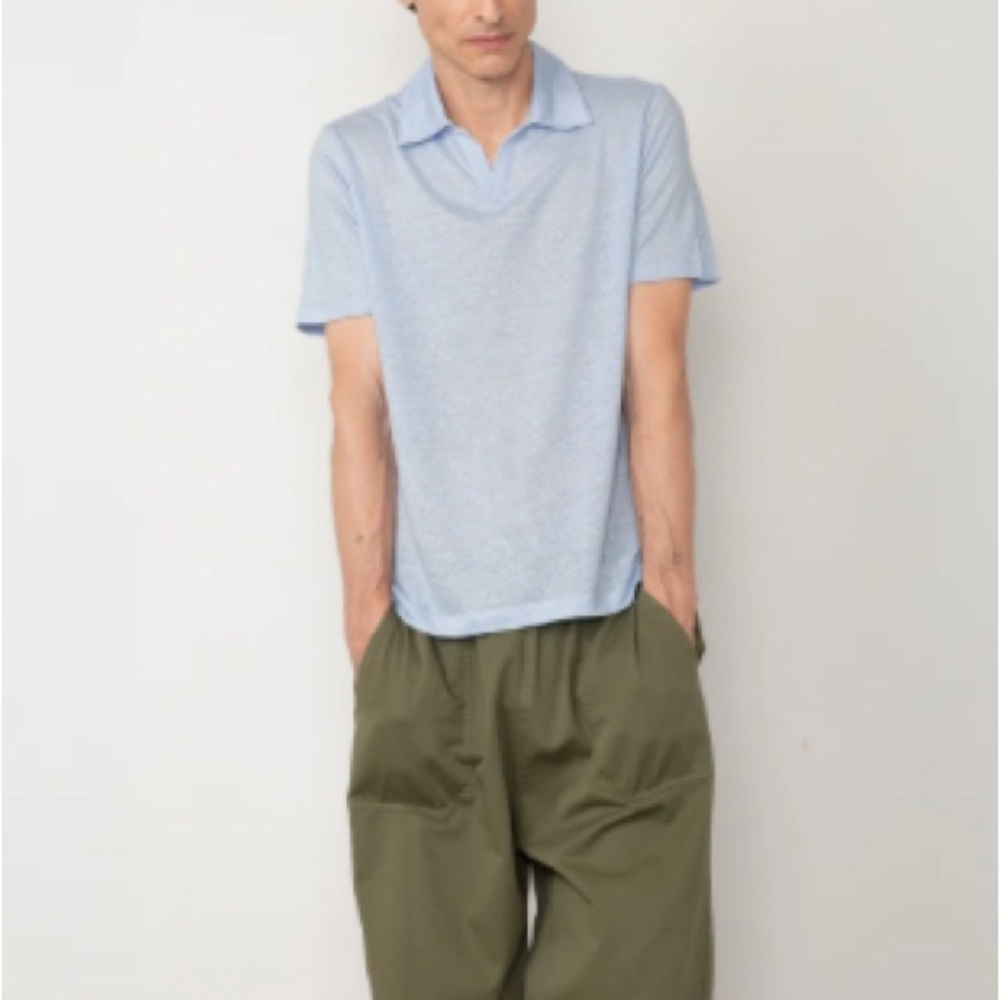 Officine Generale Luxury Cotton Olive green pants size 34 great condition